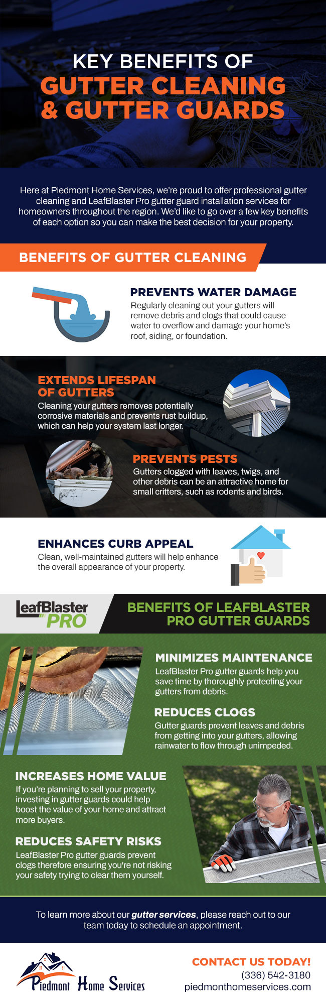 Key Benefits of Gutter Cleaning & Gutter Guards