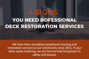 Four Signs You Need Professional Deck Restoration Services